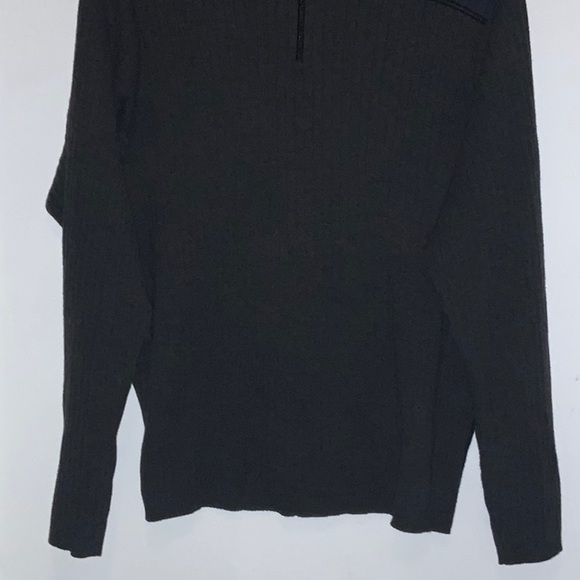 Spring + Mercer Men’s Gray Ribbed Sweater XL - Picture 4 of 6